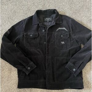 Men’s Corduroy black Metallica jacket
